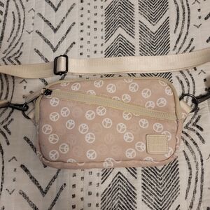 Rad REV Crossbody Sling Bag with Peace Signs